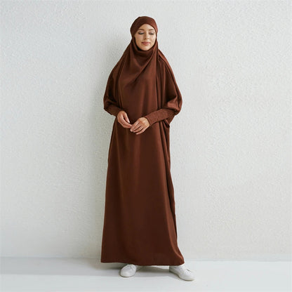 FRAUEN ABAYA - BRAUN