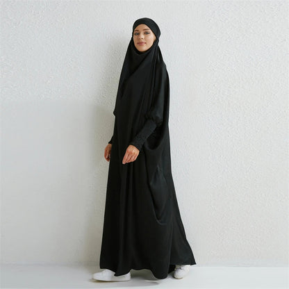 FRAUEN ABAYA - SCHWARZ