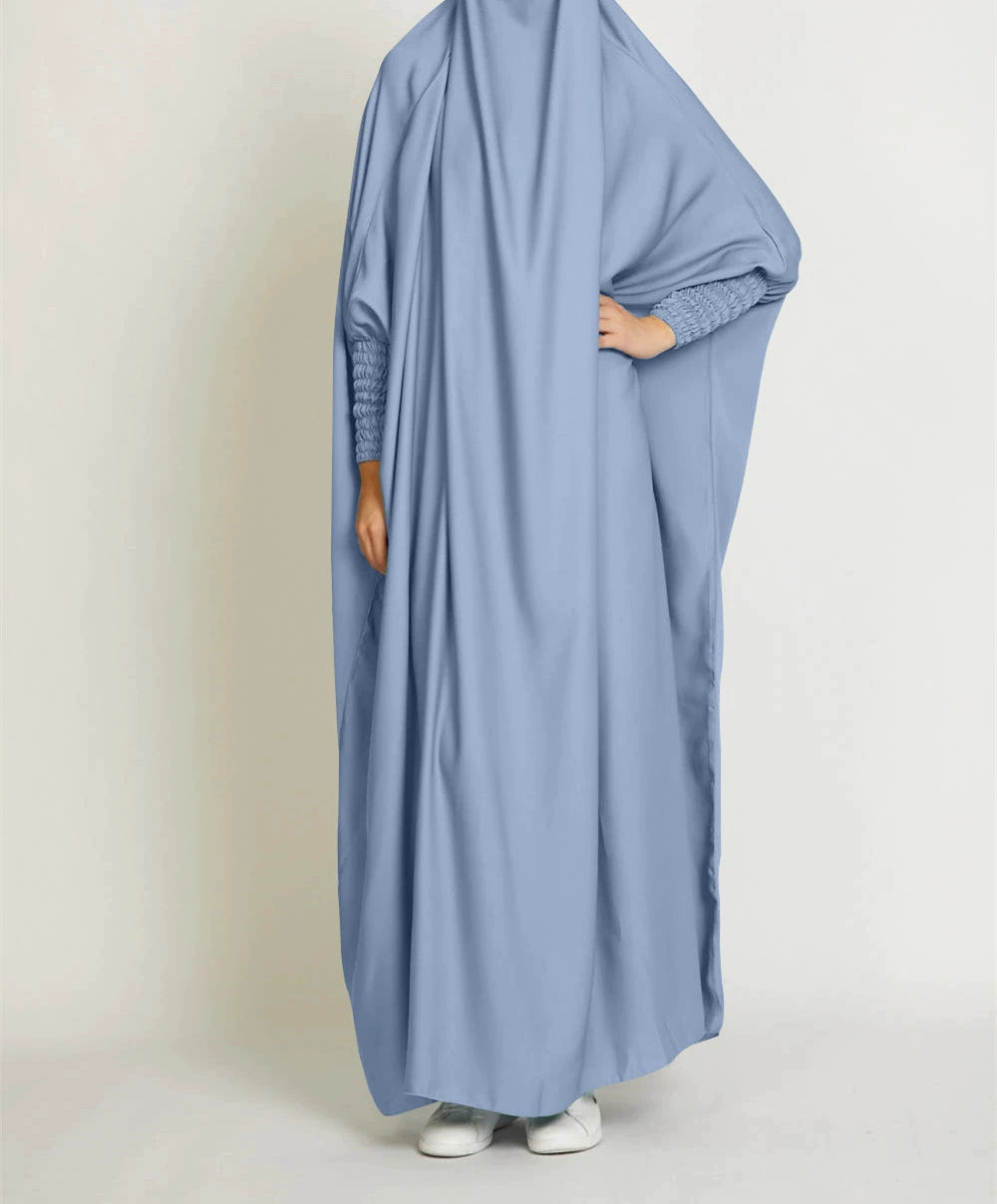 FRAUEN ABAYA - BABYBLAU