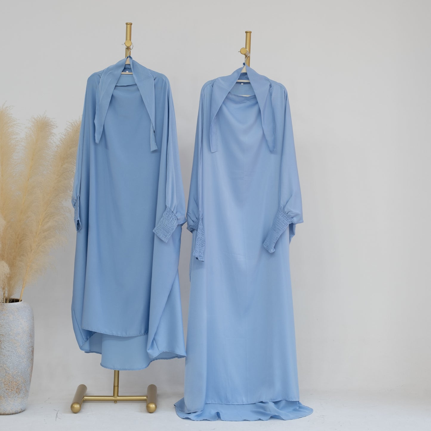 FRAUEN ABAYA - BABYBLAU