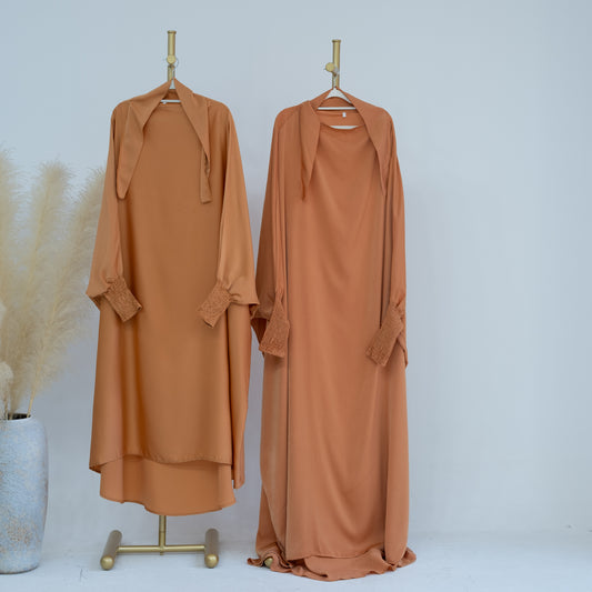 FRAUEN ABAYA - ORANGE